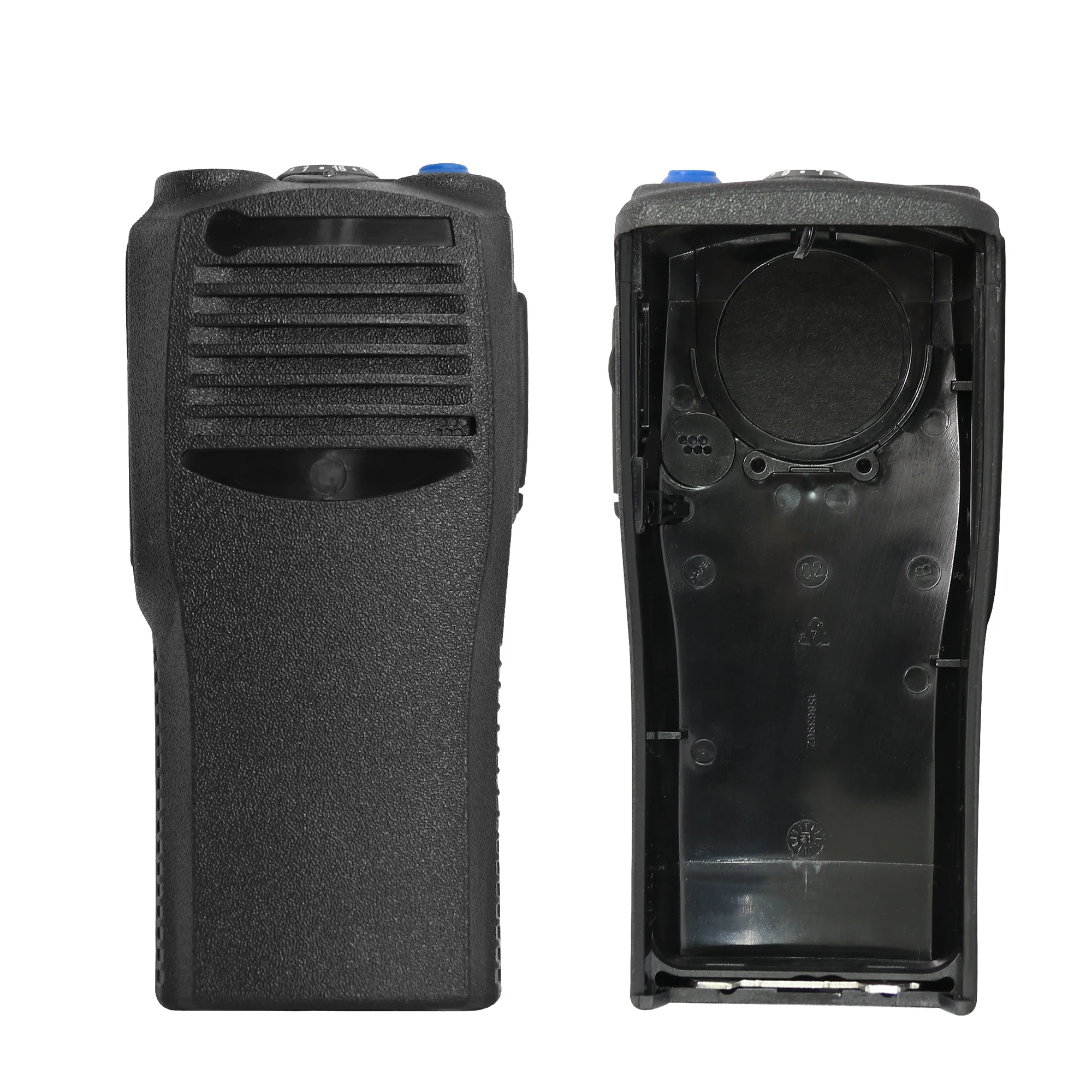 PMLN4553 Black Two Way Radio Front Housing Case for CP200 CP040 GP3688 GP3188 Walkie Talkie Refurbish Refurb Kit