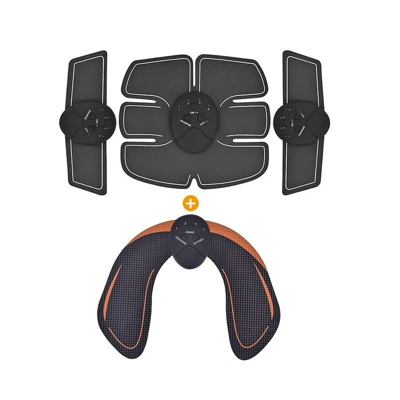 Smart Rechargeable Electric Muscle Trainer Abdominal Arm Butt Lazy Fitness Training Massager Pads USB Charging Battery Powered | Спорт и