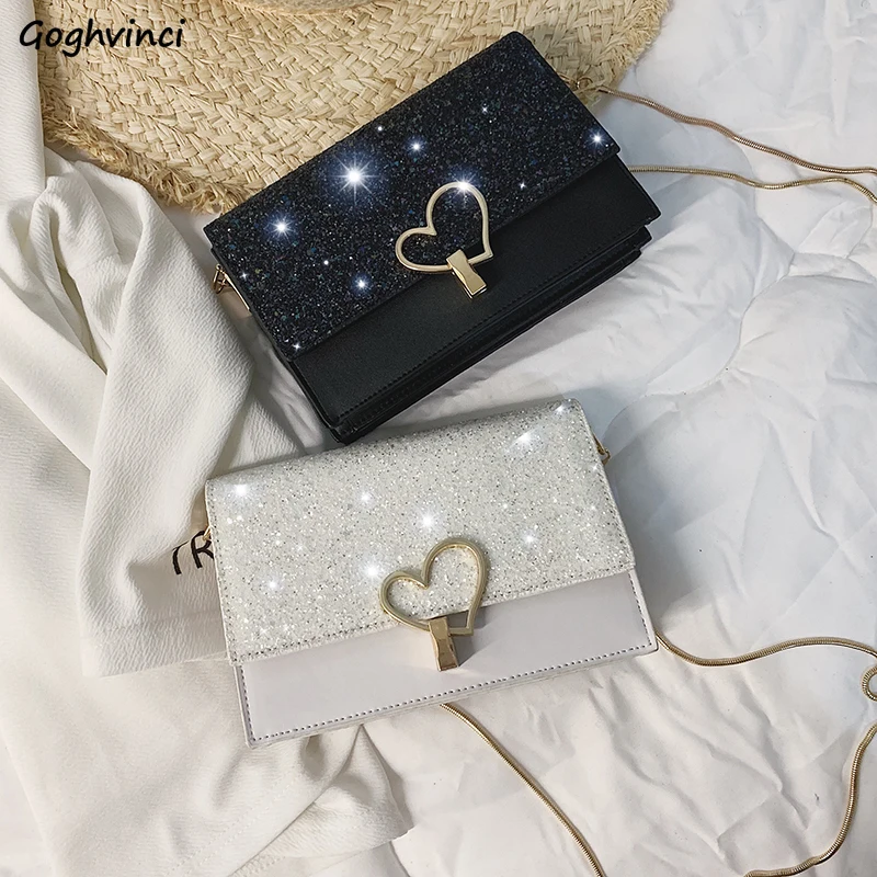

Sequined Crossbody Bags Women Shiny Trendy Elegant Banquet Female Korean Chic Formal Party Black Stylish All Match Gentle Bolsa