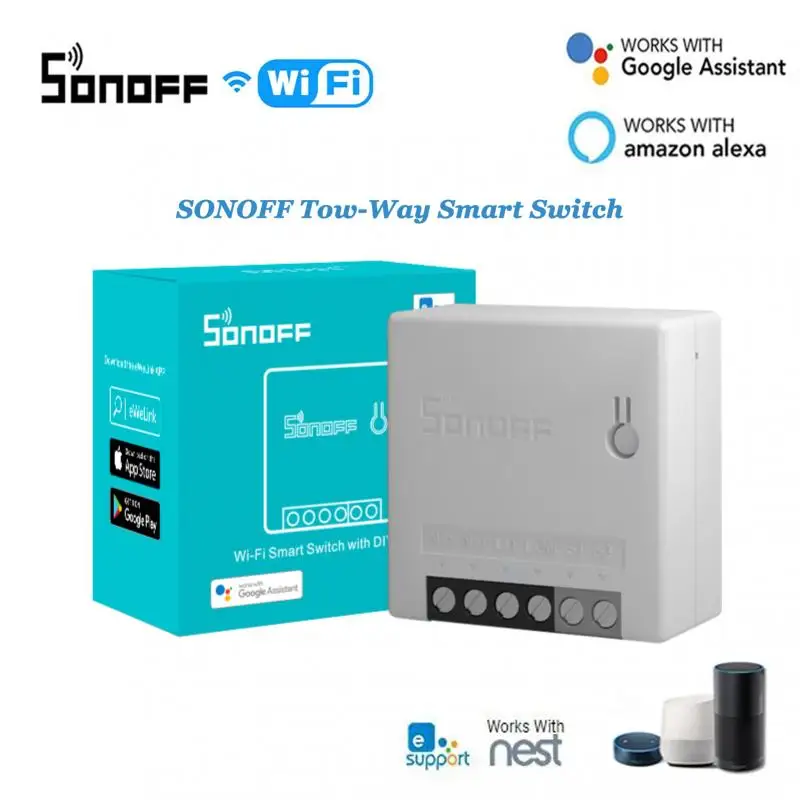 

1-10 шт., беспроводные мини-переключатели SONOFF MINIR2 с поддержкой Wi-Fi