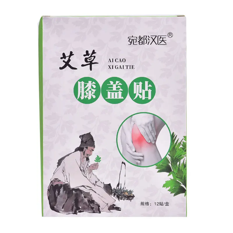 12 шт. медицинский пластырь для колена экстракт полыни суставы боль снятие боли