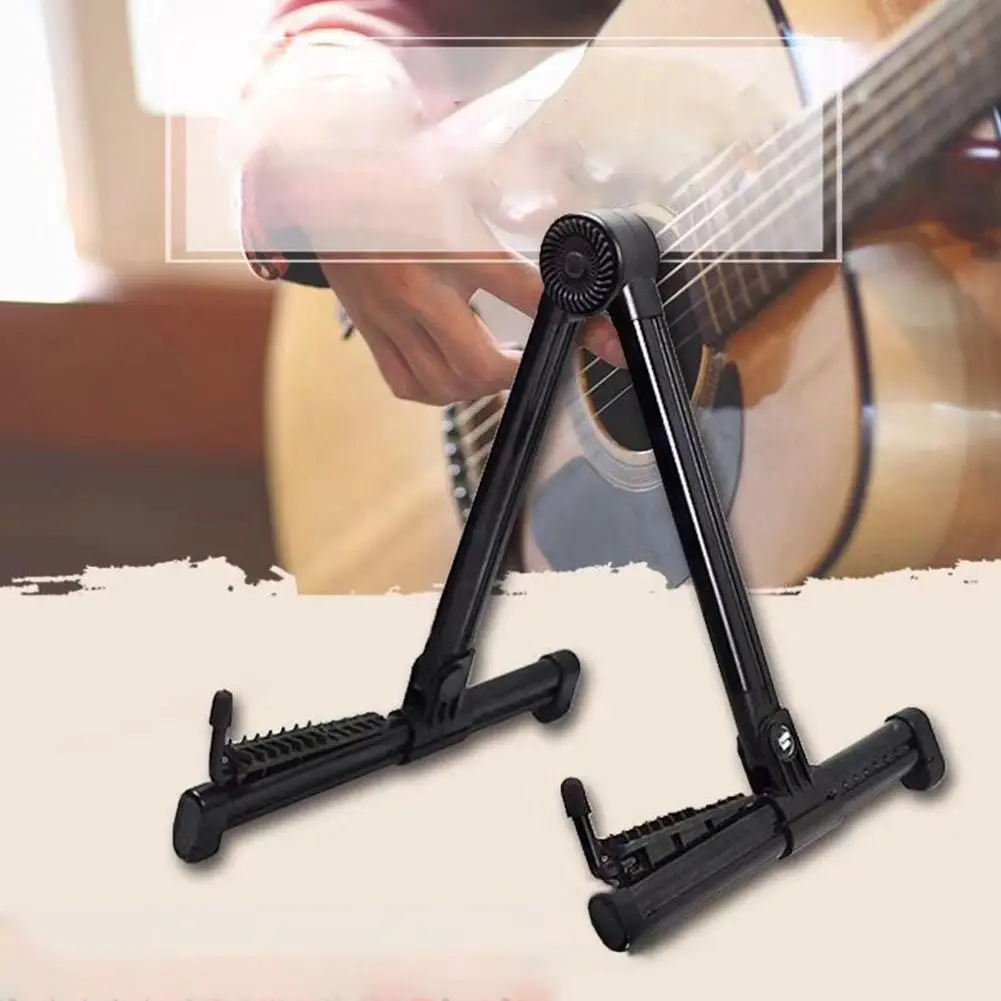 

Professional Electric Guitar Stand Universal Folding Electric Acoustic Bass Stand A-Frame Musical Rack Holder Guitar Accessories