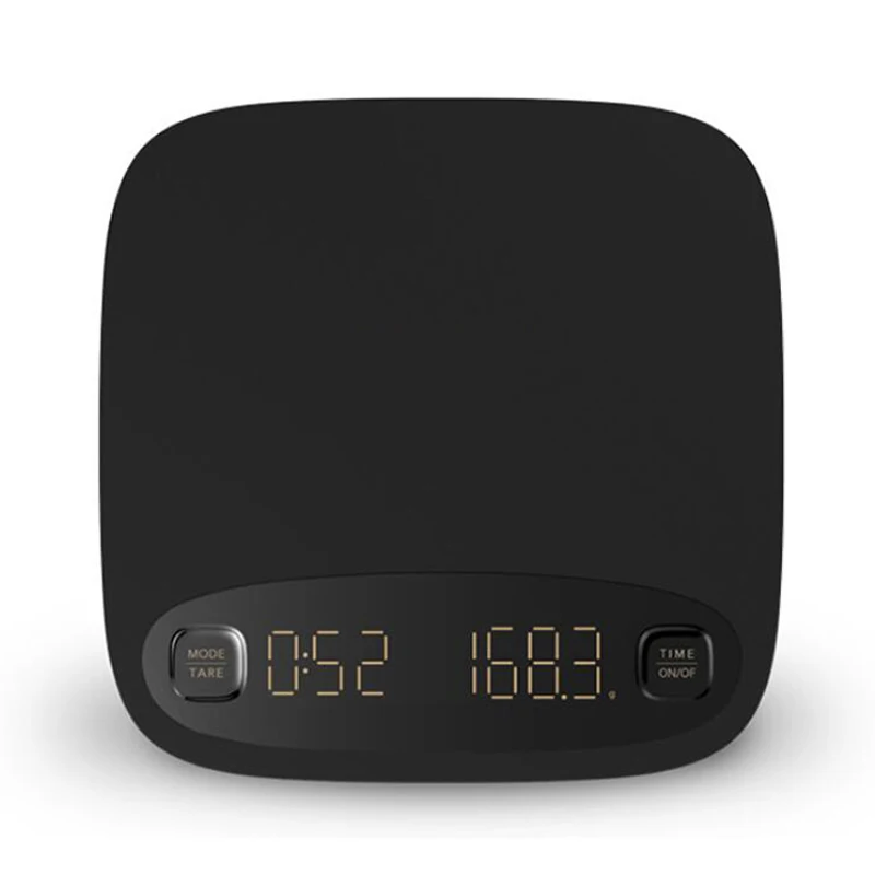 

Electronic Smart Coffee Scale LED Display USB Charging Automatic Taring Timing For Espresso Coffee Or Hand Coffee Home