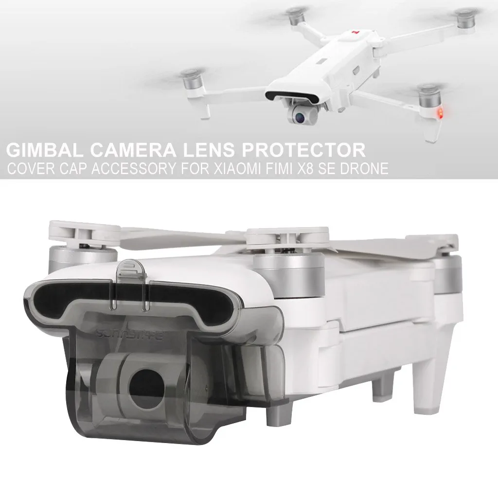 2020 Gimbal Camera Lens Protector Cover Cap Accessory For Xiaomi Fimi X8 SE Drone Accessories Protective tools | Игрушки и хобби