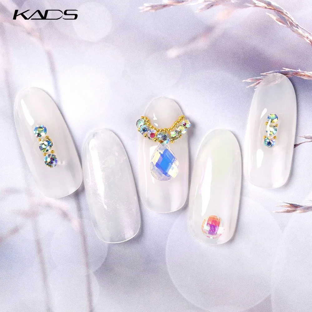 

KADS AB Color Nail Art Rhinestones for White Cone Shapes Manicure Rhinestone Decor Nail Art Decorations Beauty Accessories