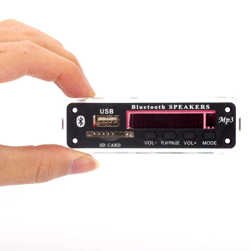 BT TF USB FM Aux Радио MP3 плеер встроенный Автомобильный USB Bluetooth Hands-free MP3 декодер плата модуль аудио переоборудование