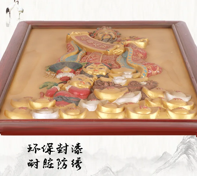 

MOZART Copper Embossed Pure Copper Embossed Fortuna Mural Opening Housewarming Gift Living Room Decoration Copper Painting