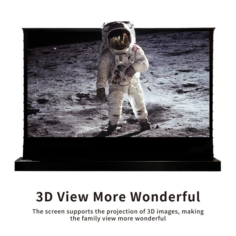 Моторизованный переносной напольный экран VIVIDSTORM 84 дюйма с белым киноматериалом