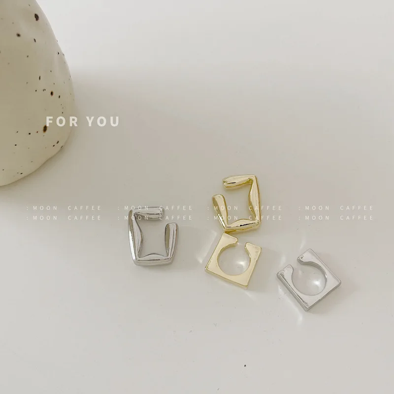 Кафф-клипсы Kpop для женщин и мужчин Ювелирное Украшение с имитацией пирсинга цвет