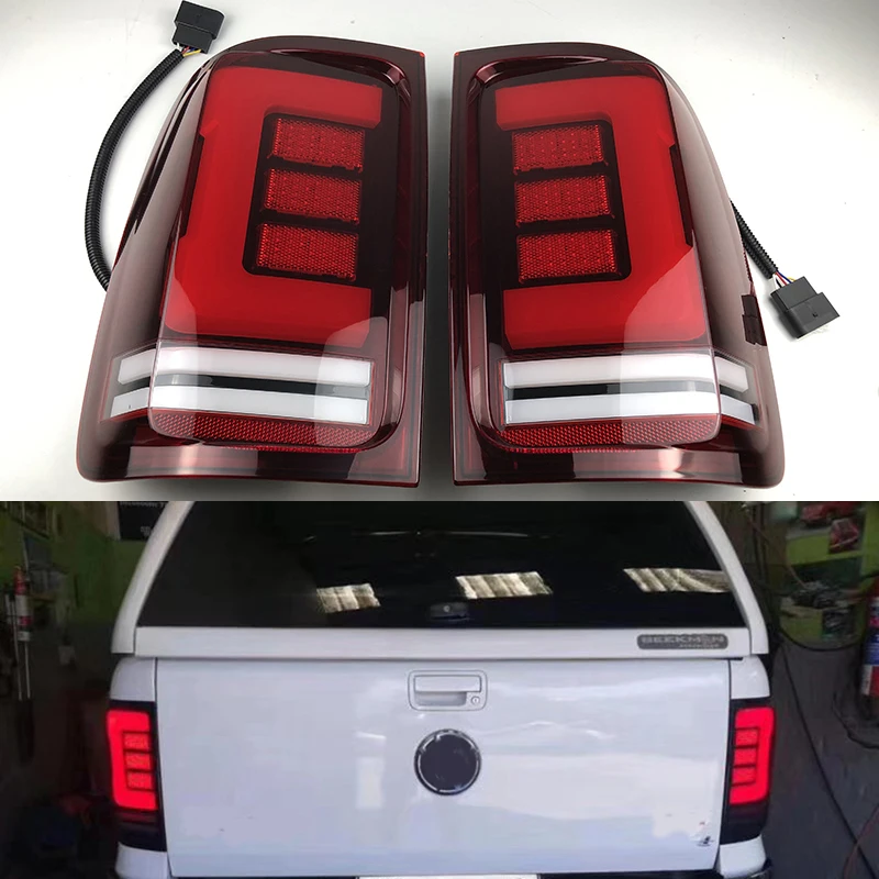 

Задний светодиодный фонарь для Vw Amarok 2008 2020 s V6, задний фонарь для пикапа, задний фонарь для автомобиля с указателем поворота, стоп-сигнал, ава...