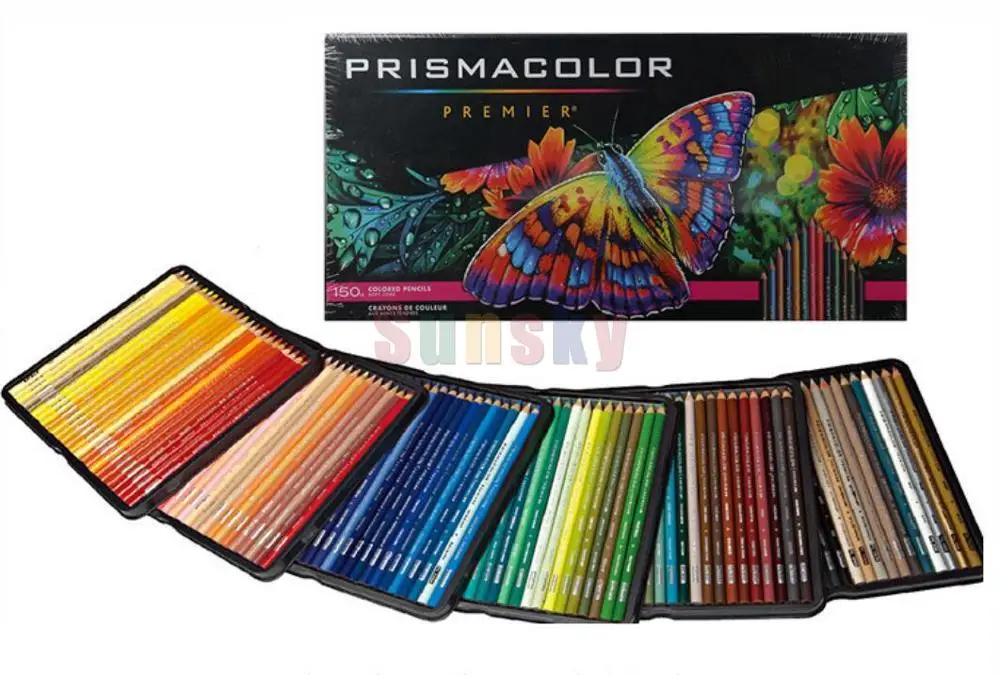США Prismacolor Premier 150 цвет художественные рисовальные карандаши масляный карандаш 3 8