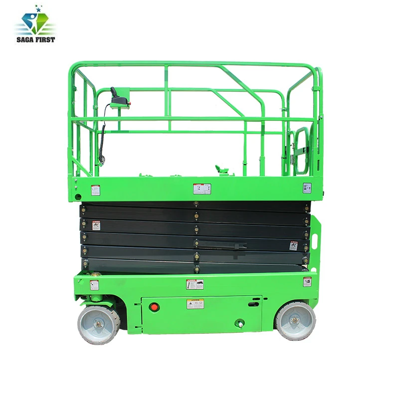 Электрический гидравлический самоходный ножничный подъемник высотой 10 м 12 м| |