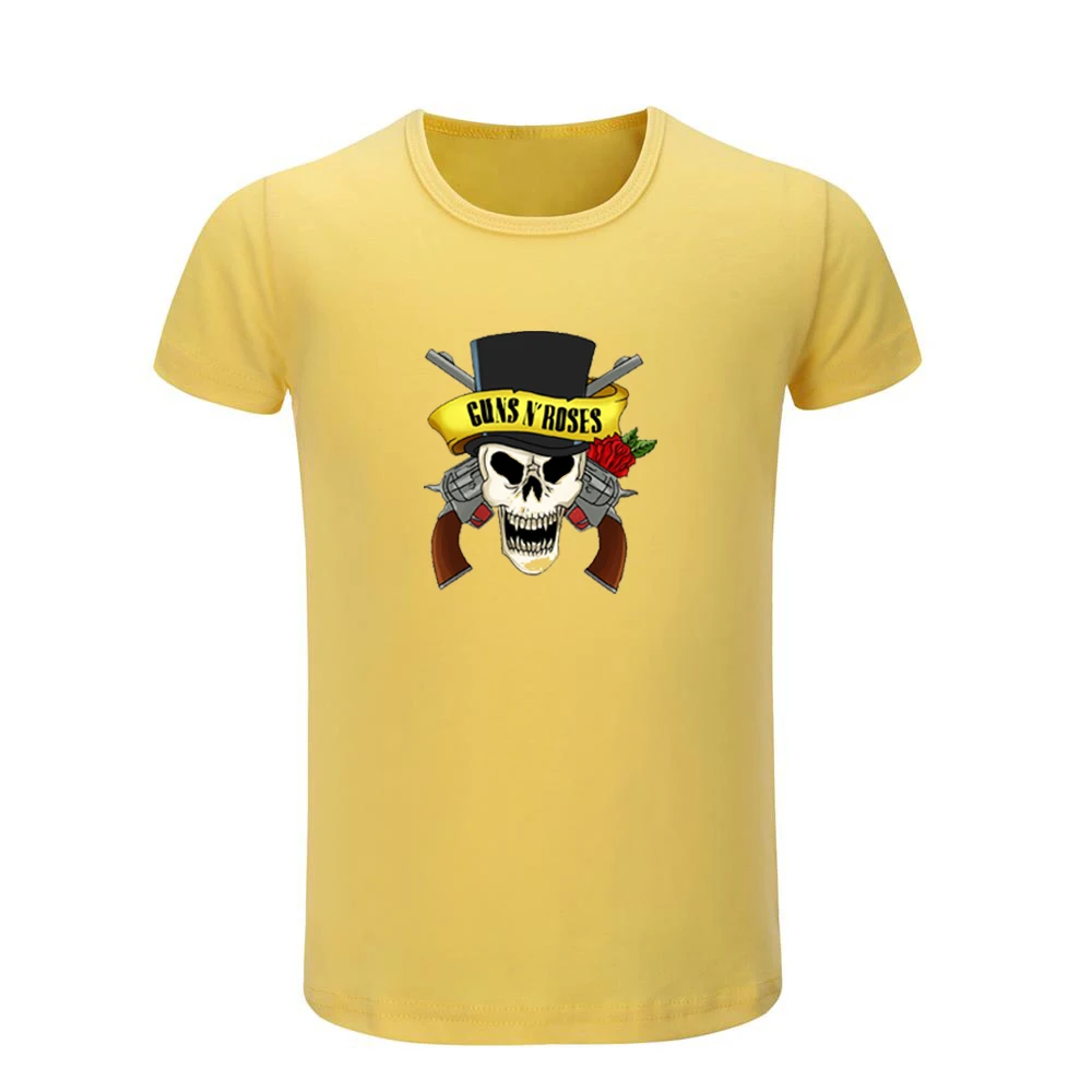 Пистолеты N' рок группа розы замшевые группы с рисунком Детские футболки