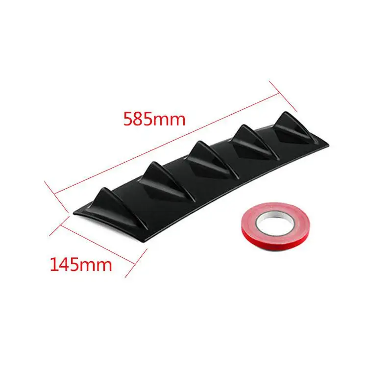 Yiwa Акула Стиль Универсальный задний бампер ABS губы Diff использовать r Fin