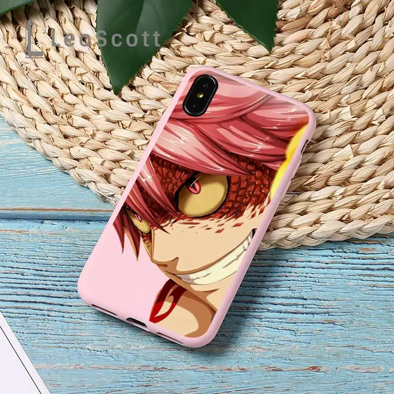 

Anime Manga Fairy Tail Phone Case Candy Color for iPhone 11 12 mini pro XS MAX 8 7 6 6S Plus X 5S SE 2020 XR Design funda