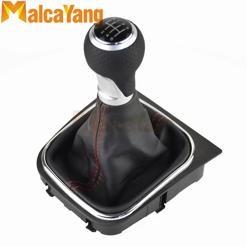 5 6 скоростей серебряное кольцо фоторучка ручка рукоятка для Volkswagen Golf 5/6 MK5/6