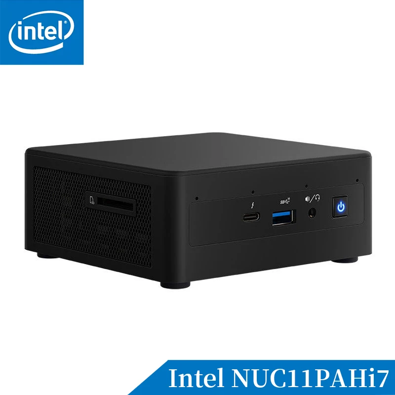 Intel NUC 11 Pro NUC11PAHi7 Core i7-1165G7 4-Core Mini PC Win 10 28W Intel Iris X Graphics Office Gaming Mini Desktop Computer
