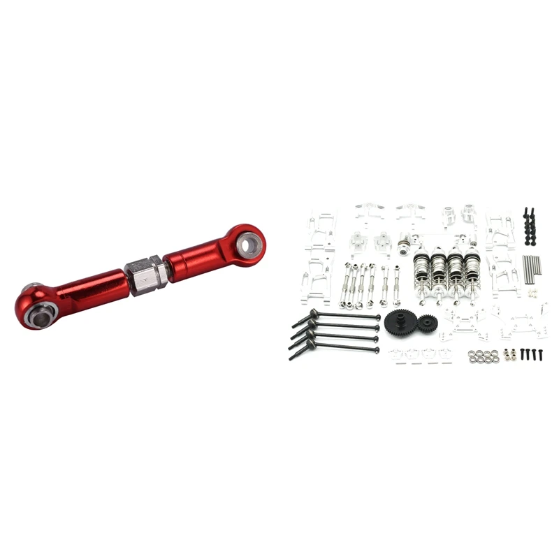

Adjustable Rods For Wltoys K929 RC Car With Shock Absorber Drive Shaft Pull Rod Adapter Gear For Wltoys 144001 RC Car