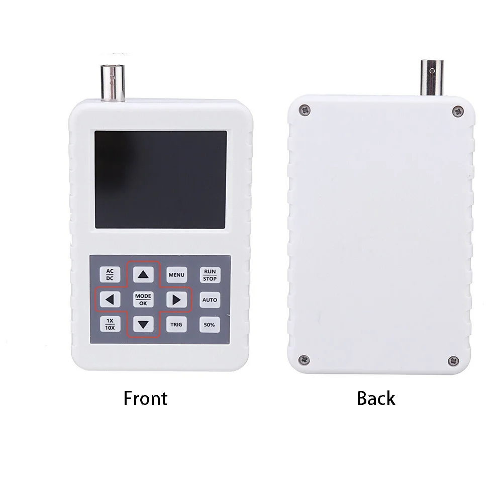 

ADS2050H With Probe Mini Plastic Oscilloscope High Accuracy Waveform Storage Durable 5MHz Bandwidth Handheld 2.4 Inch LCD Screen
