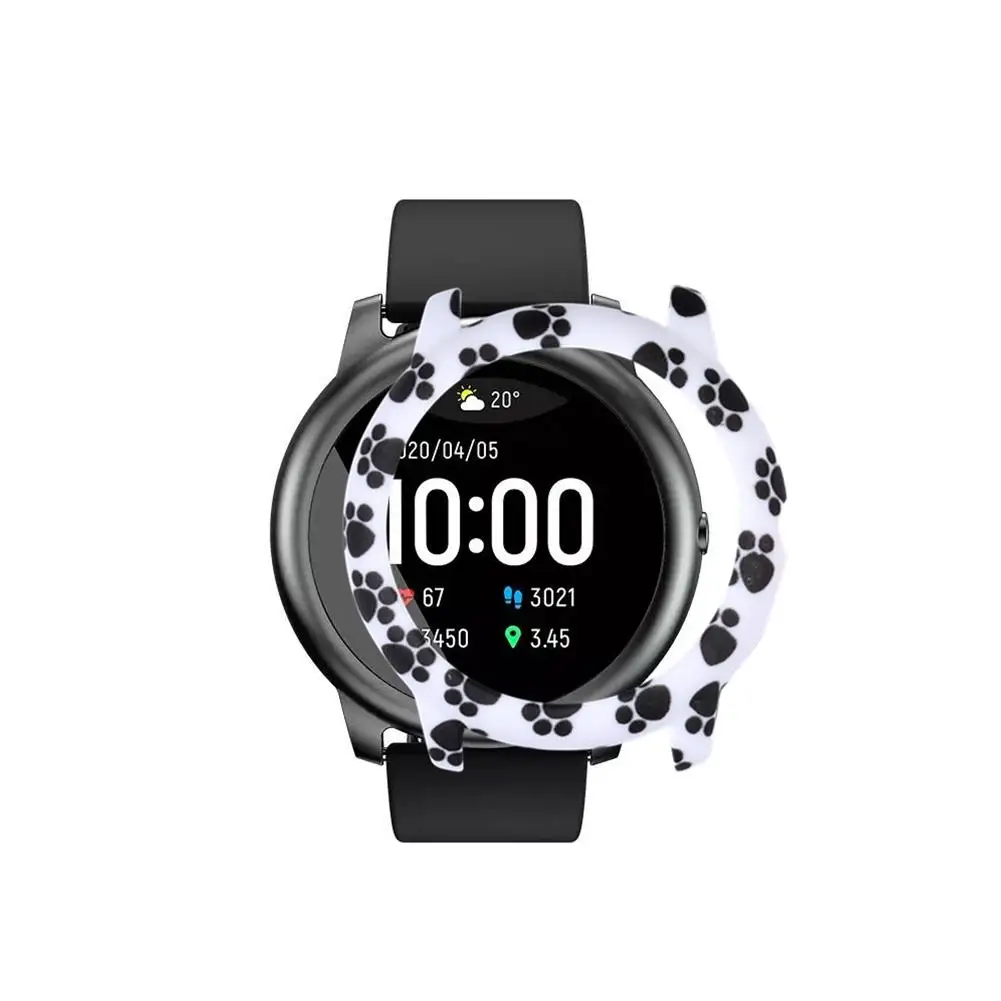 plastic cartoon design smart watch protective cover for xiaomi haylou solar ls05 smart wearable devices accessories free global shipping