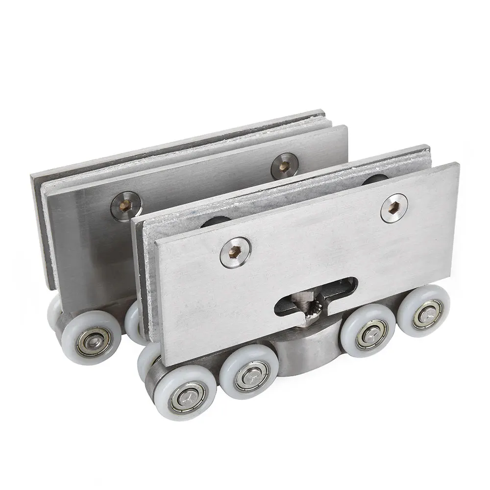 Стеклянные подвесные колеса из нержавеющей стали 100 кг стеклянные раздвижные