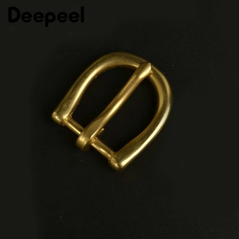 Deepeel 20 мм твердая латунная пряжка для ремня мужчин и женщин головка 17 18