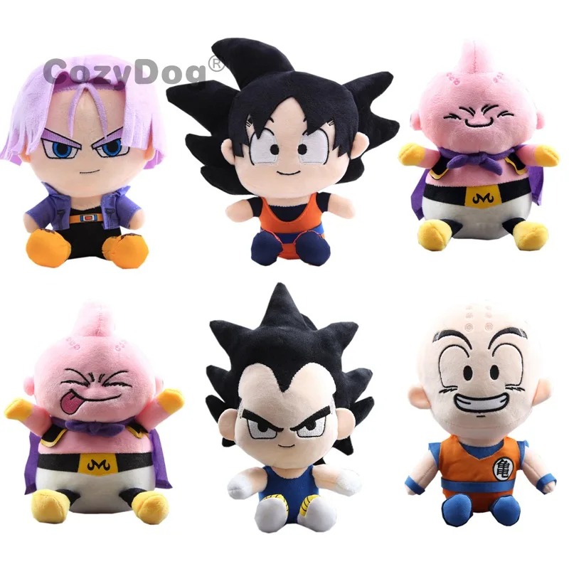 Аниме Мягкие игрушки Kuririn Majin Buu Torankusu Vegeta плюшевые 20 см подарок для