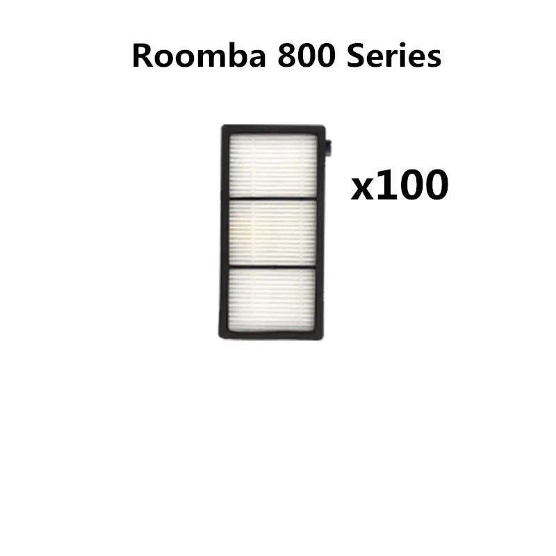 

100 шт. моющиеся аксессуары Hepa фильтр для irobot Roomba 800 серии 820 830 840 850 860 870 890 робот пылесос части
