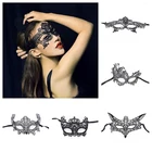 10 стилей ажурные Хэллоуин косплей секс маска повязка на глаза БДСМ 1 шт. интимные товары для женщин черный кружевная маска на глаза