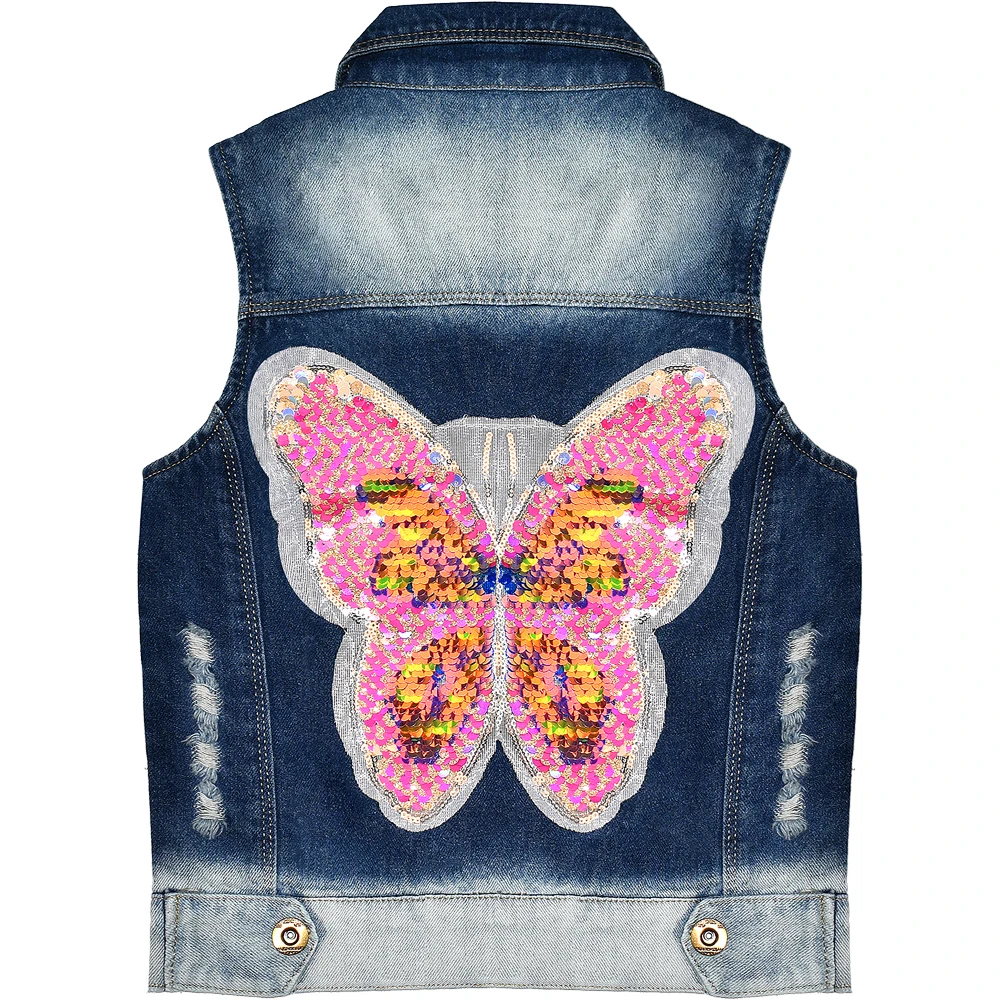 Джинсовое платье-жилет для девочек 3-10 лет | Детская одежда и обувь