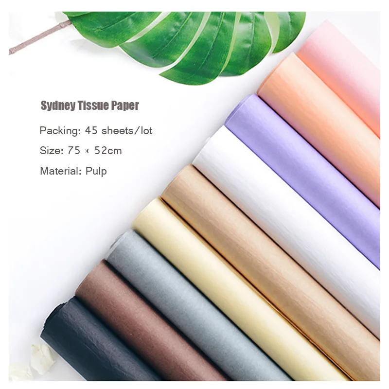 Цветочная бумага для упаковки букета 72 х52 см|Крафт-бумага| |