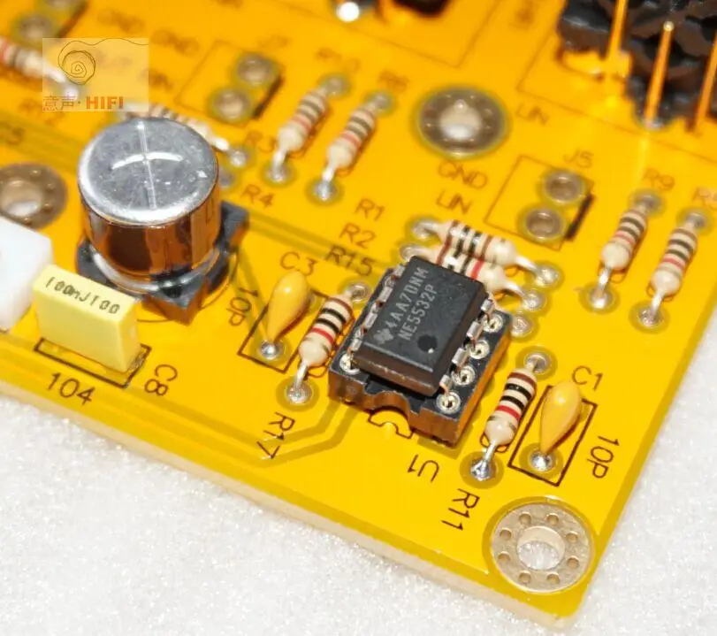 Усилитель Op Amp Amplifier Balance Preamp Unbalanced To Unbalance RCA XLR Board Kit Finished NE5532 / DC+-15V on - Готовый комплект платы для усилителя сбалансированного предусилителя с несбалансированным до несбалансированного преобразования сигнала на О