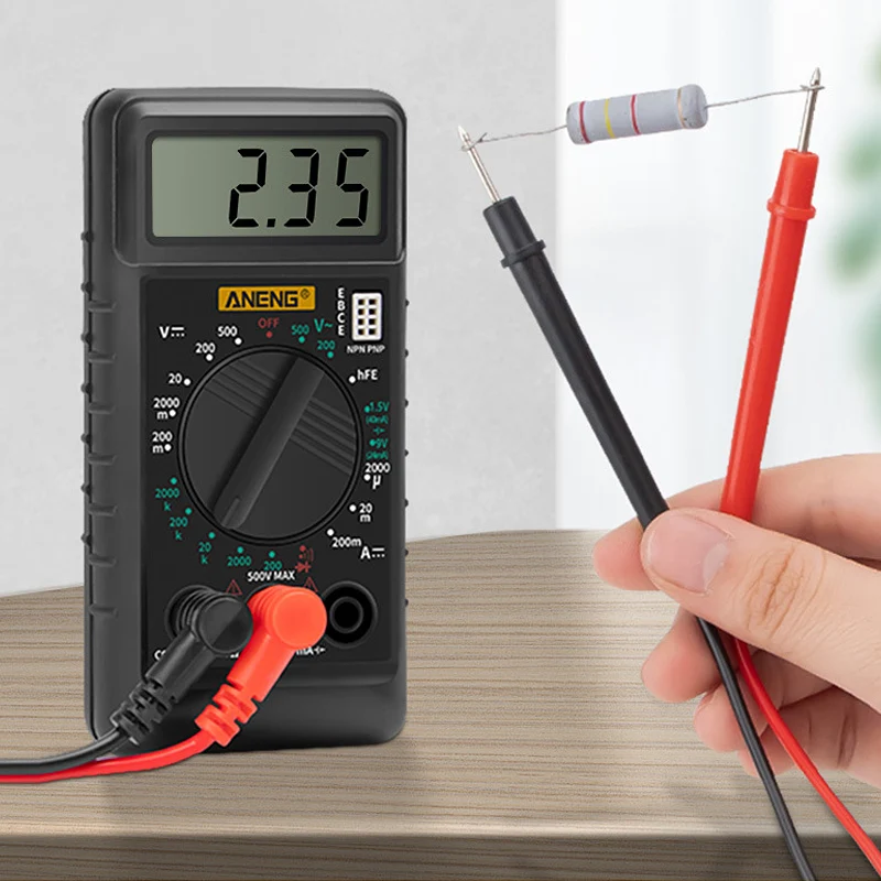 

Digital Multimeter Handheld Voltage Indicator Detector Ammeter Dc Ac Voltmeter Electrician Tool Detector Щупы Для Мультиметра