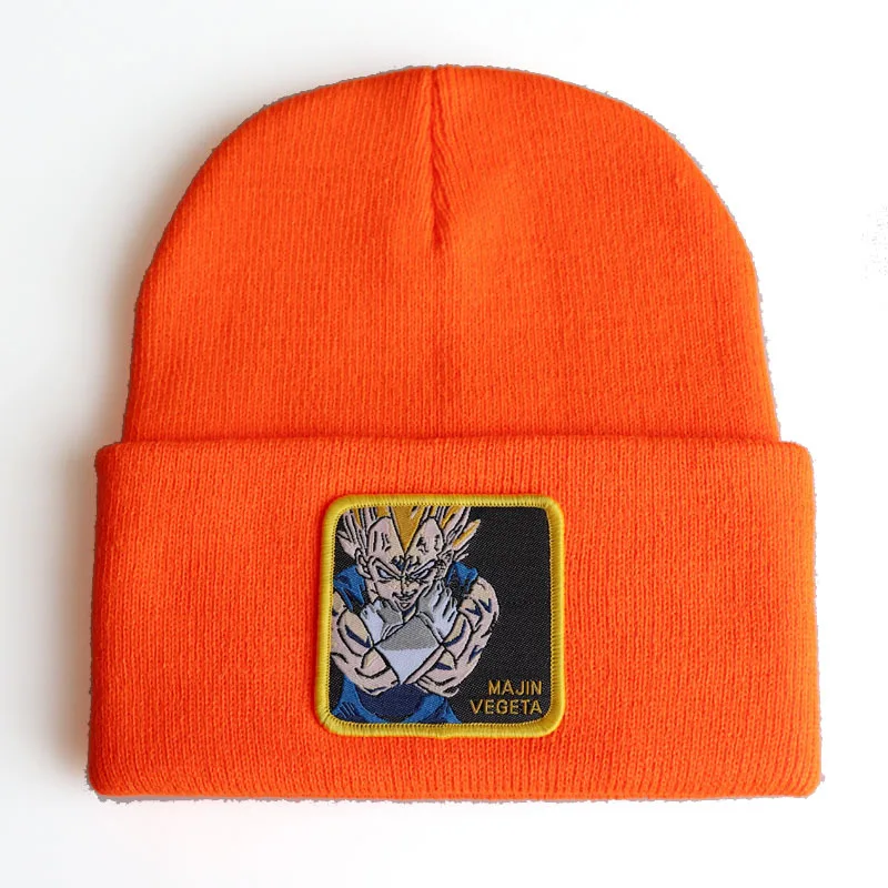 Majin Vegeta Beanies шапка для мужчин женщин Dragon Ball Z вязанная шапка с вышивкой хип хоп шапка
