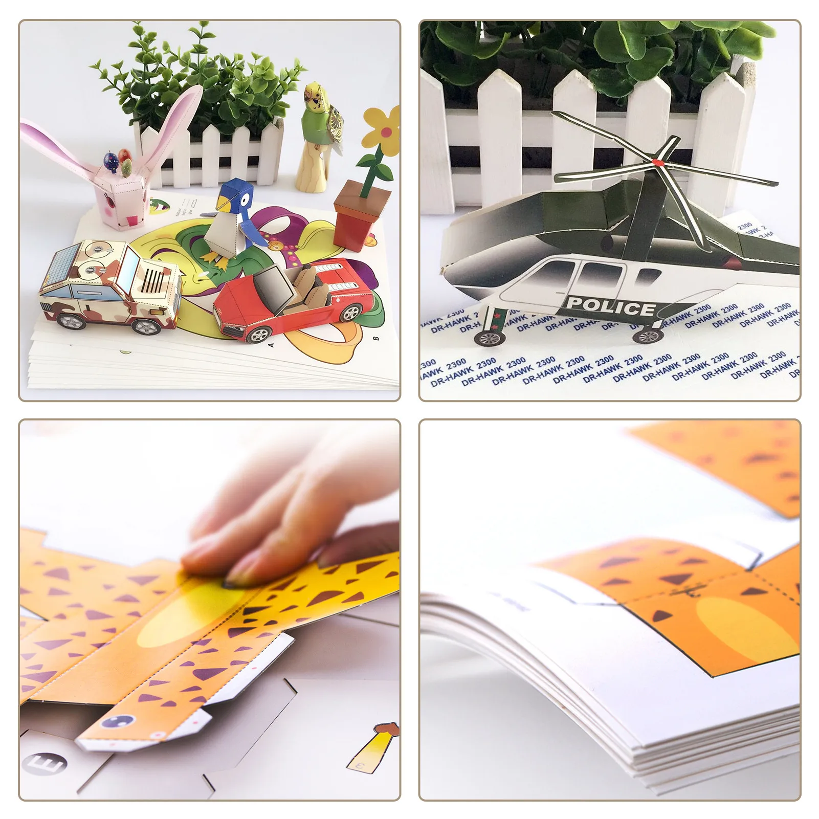 

3D Origami Paper Model Folding Folding Paper School Supplies