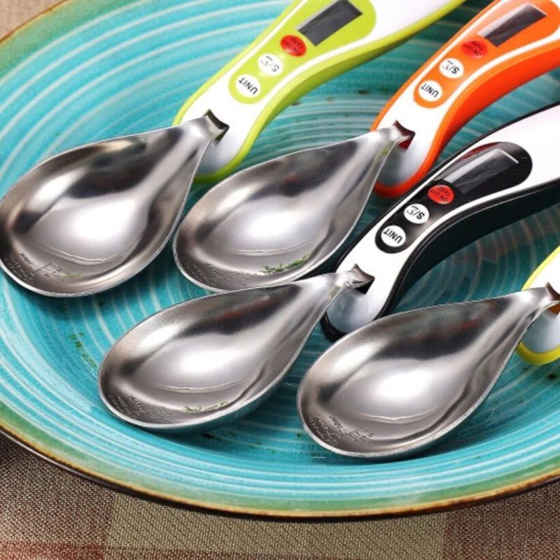 

Kitchen Scale LCD Digital Measuring Spoon Scales For Salt Soup Coffee Tea Powder Weight Volumn Food Kitchen g/ml/oz D04 Dropship