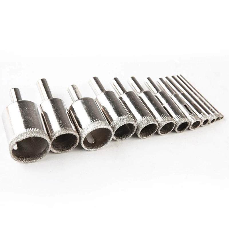 

20pcs/set 4-50mm Diamond Coated Hole Saw Drill Bits for Tiles Marble Glass Ceramic Drilling Tools