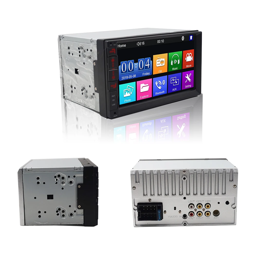 Авторадио 7 сенсорный экран MP4 / MP5 универсальный автомобильный радиоприемник USB