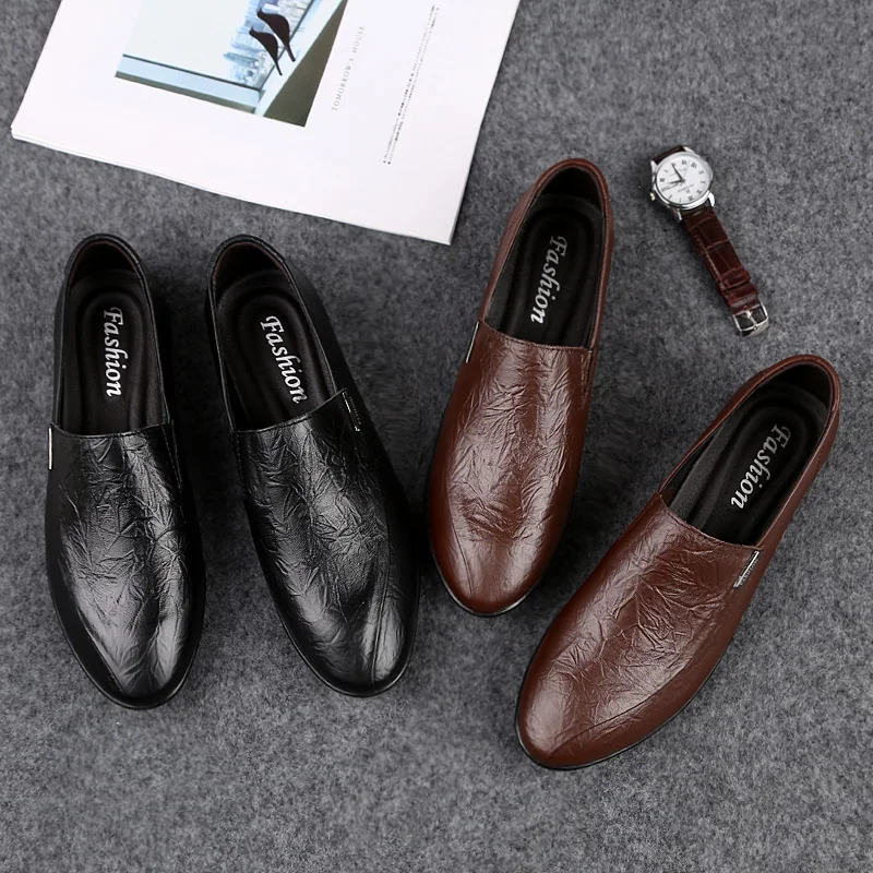 

Mens Shoes Casual Shoes Men Casual Man Leather Black Zapatos Casuales Spring Para Hombre De Cuero Leisure Shose Men's