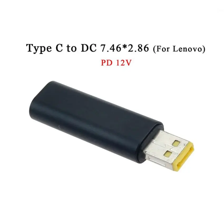 ChengHaoRan PD адаптер переходник USB Тип C женский 7 4x5 0 мм 5 5x2 мужской Ноутбук DC разъем Jack