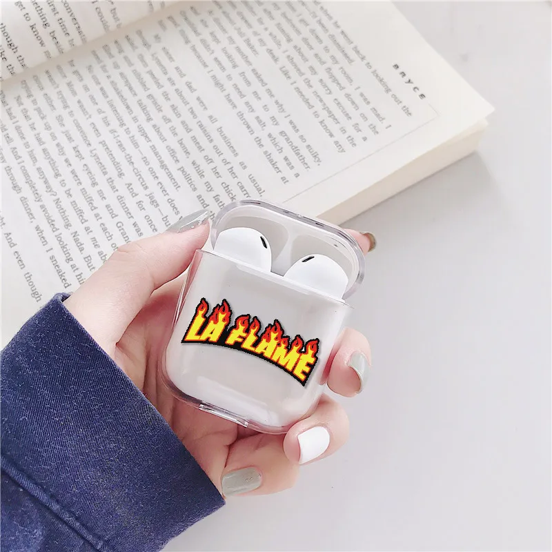 

Earphone Case For Apple iPhone Charging Box For AirPods 2/1 Soft Clear Silicone Cover Protective Accessories For Airpods 1/2