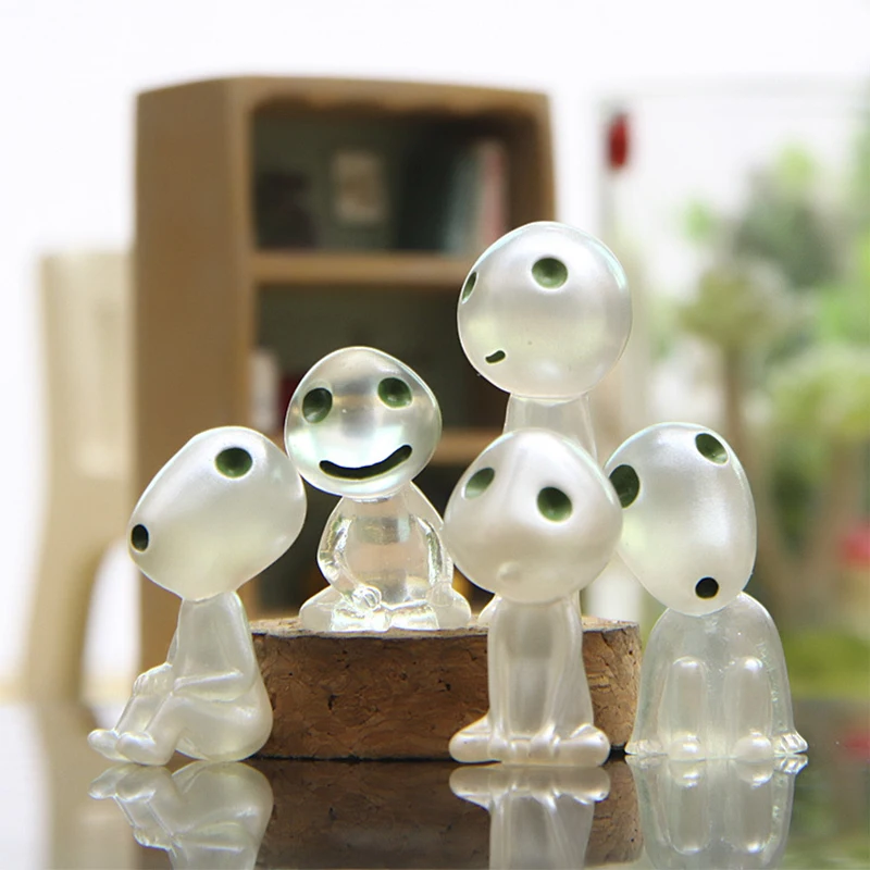 

Mini Japan Style Figurine Luminous Elf Figures Cartoon Plastic Material Household Supplies Car Dxcoration Children Birthday Toys
