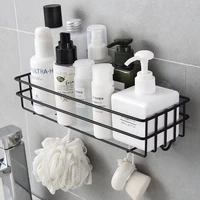 bathroom shelf wc shampoo holder shower shelves wall mount kitchen storage basket cosmetic rack home organizer bath accessories