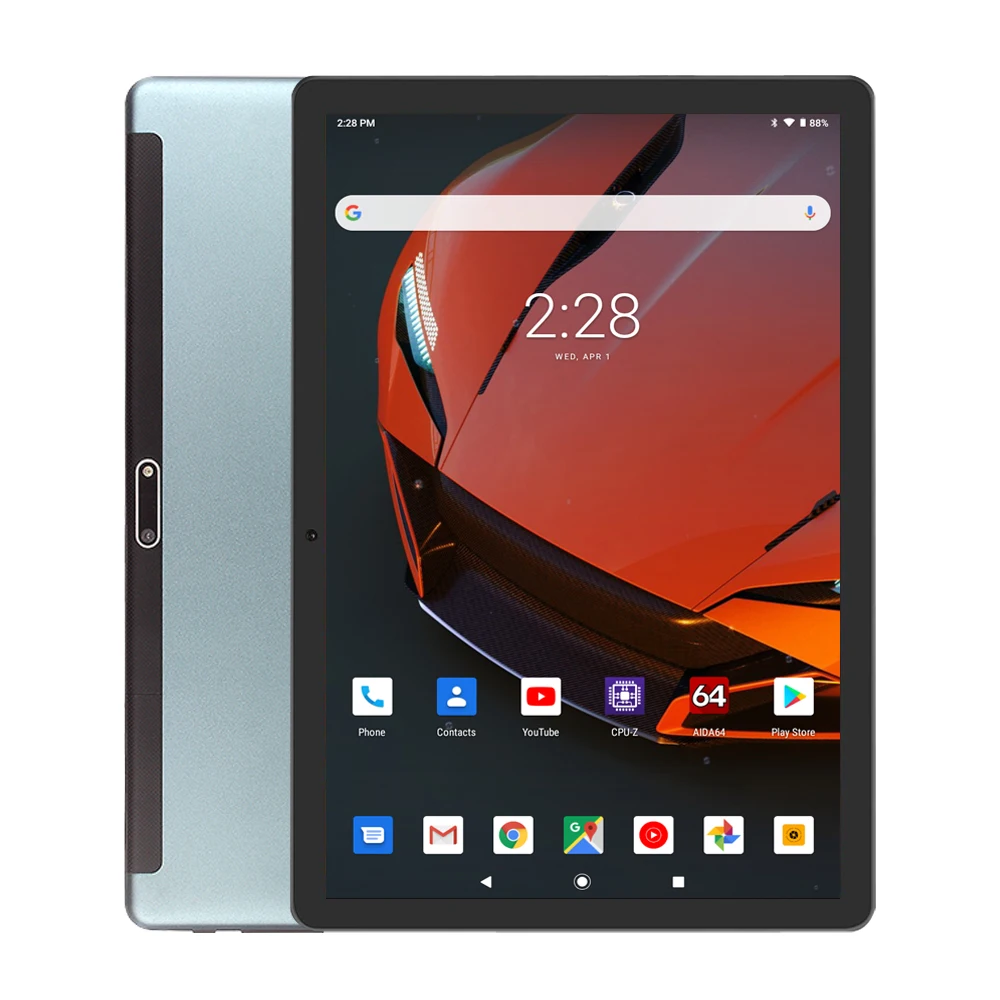 Perkbox 10 дюймовый планшет 3G с четырёхъядерным процессором 32 Гб eMMC память 1280X800 IPS 5.0MP