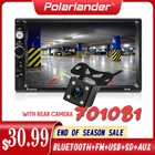 7-дюймовый, 2 Din, Авторадио с зеркальной ссылкой, поддержка Bluetooth, стерео, FM, TF, USB, Универсальное автомобильное радио, MP5, mp4-плеер, сенсорный HD-экран