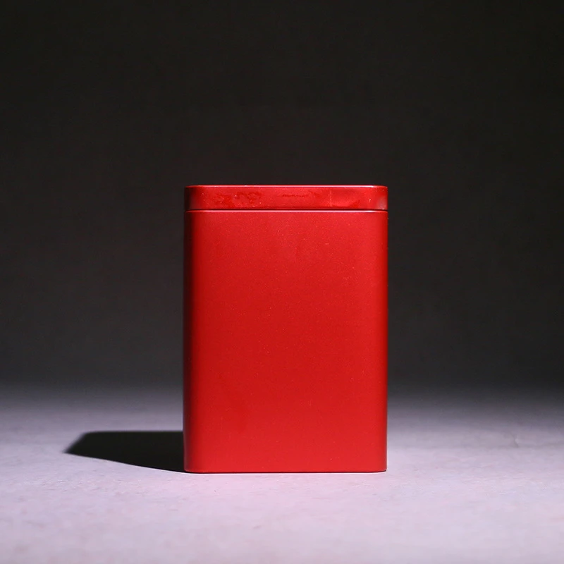 6 штук твердый металлический ящик для хранения Кухня олова Чай банку Портативный