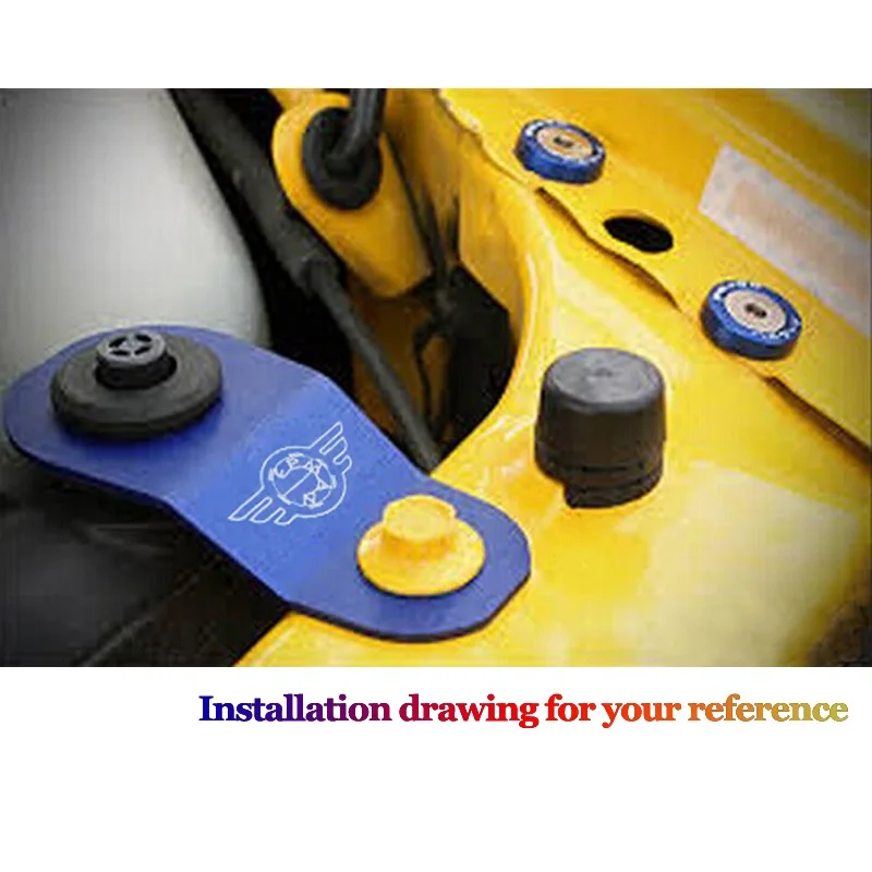 Гоночный Neo хром CNC Заготовка алюминиевый гоночный радиатор Stay кронштейн