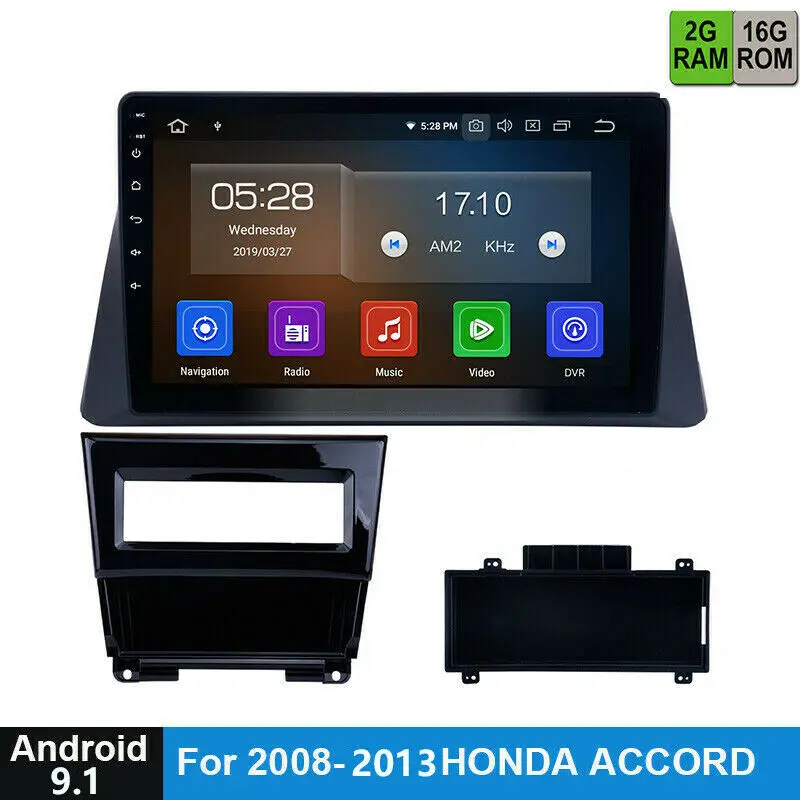 Автомобильный GPS Радио Android 9 1 подходит для Honda Accord8 2008-2013 радио навигация