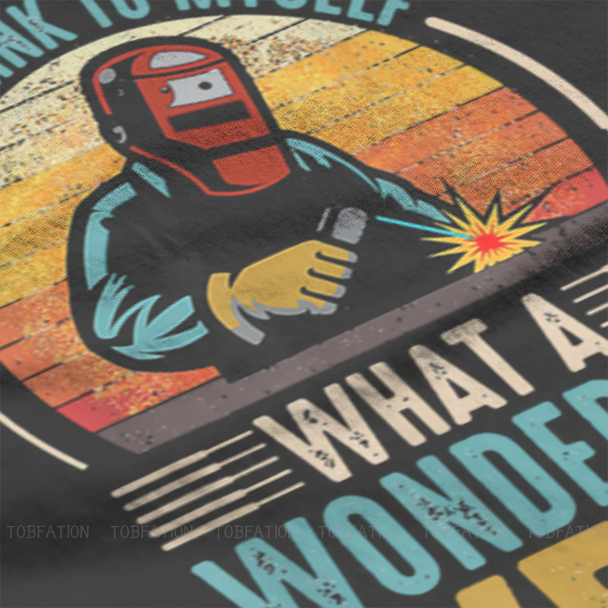 И я думаю себе Какая чудесная Специальная футболка Weld34 для сварочного аппарата