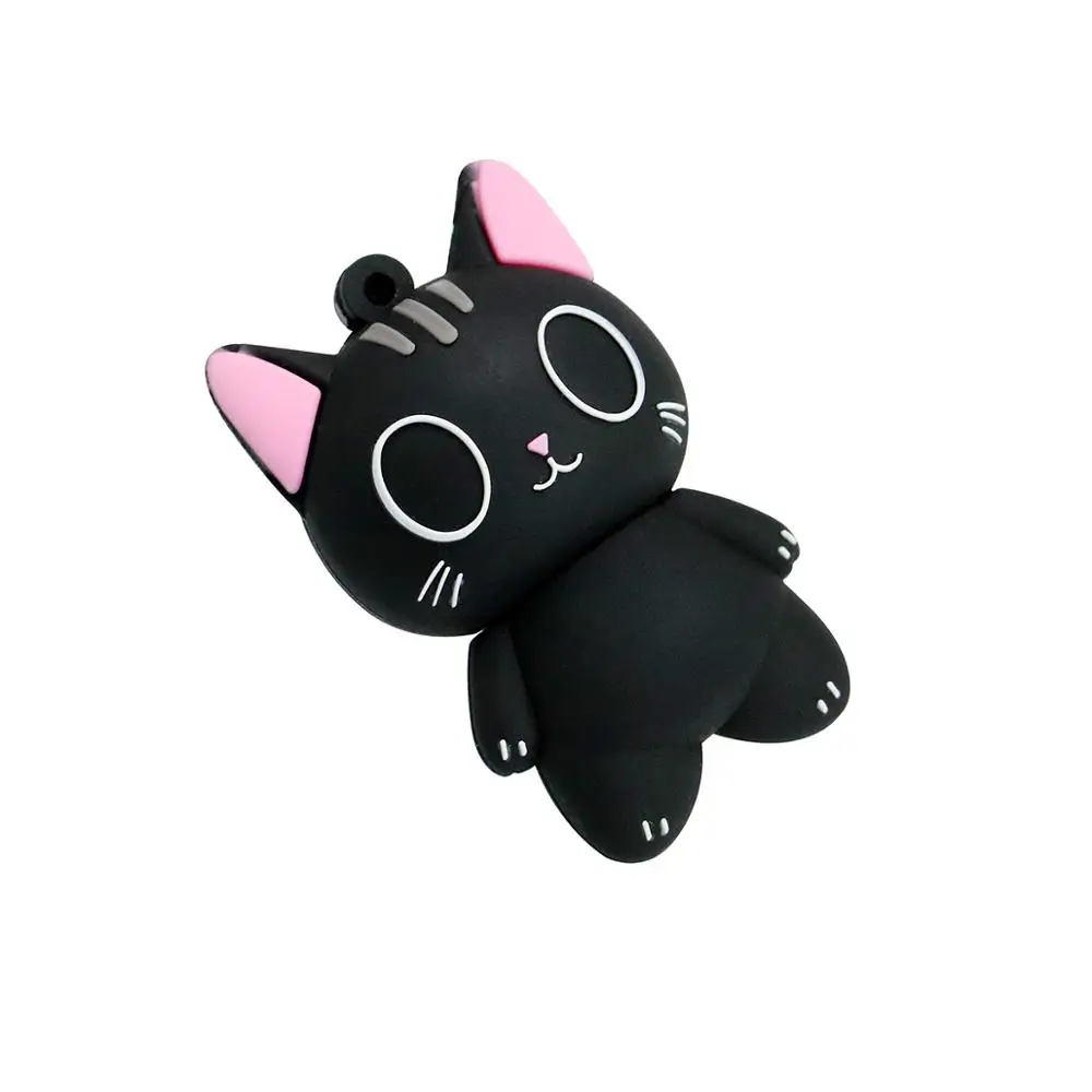 USB флеш накопитель с мультяшным котом 4 ГБ 8 16 32 64 128 256 2 0 карта памяти|USB